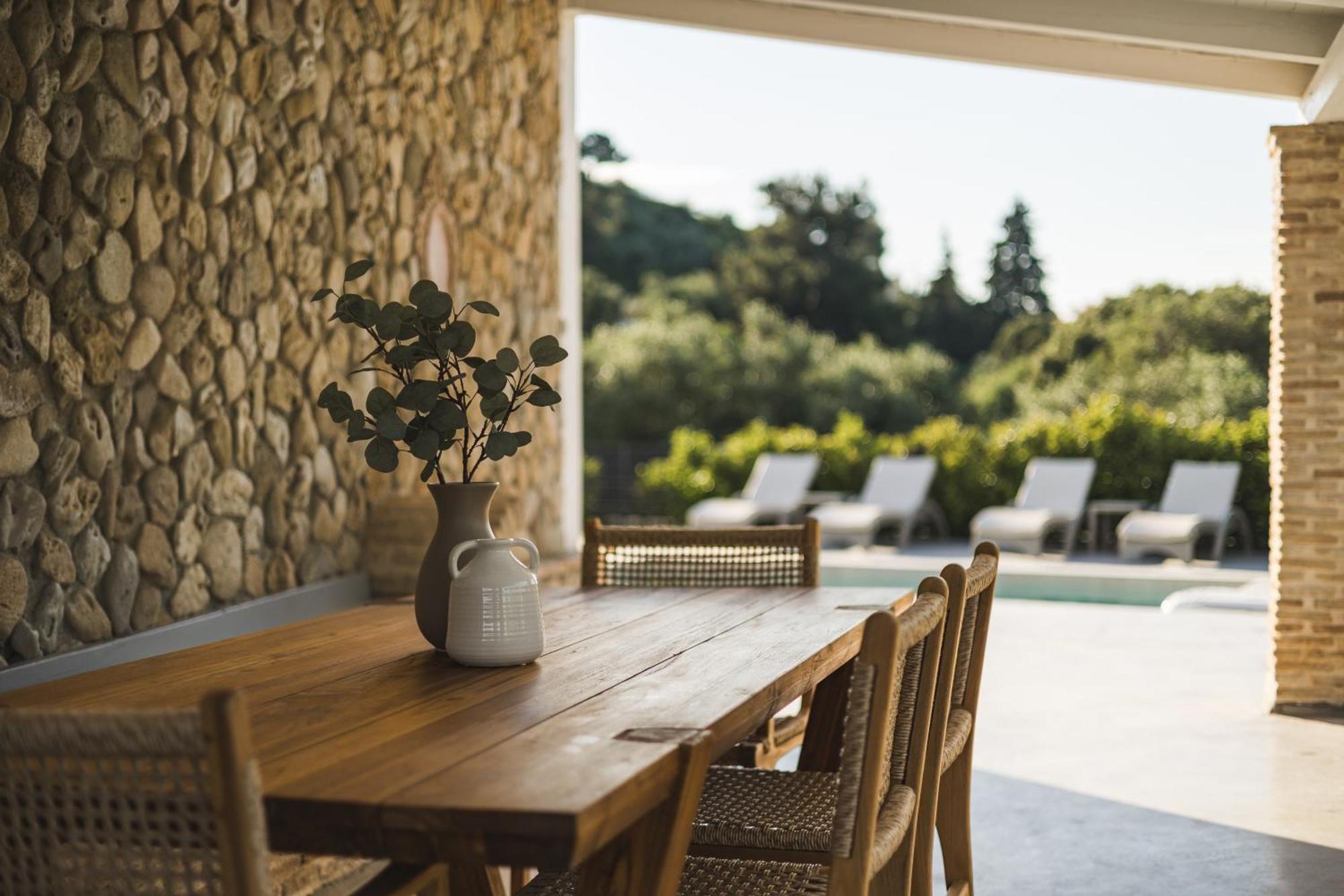 Binios Villa - Private Pool, Walking Distance From The Beach Vasilikí Esterno foto